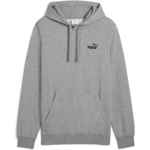 imagePUMA Mens Essentials Logo Fleece Hoodie Available in Plus SizesMedium Gray Heather Ah25