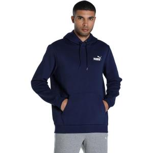 imagePUMA Mens Essentials Logo Fleece Hoodie Available in Plus SizesNavy