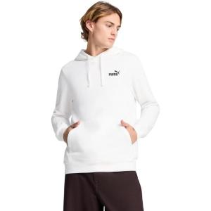 imagePUMA Mens Essentials Logo Fleece Hoodie Available in Plus SizesPuma Whitess25
