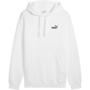 imagePUMA Mens Essentials Logo Fleece Hoodie Available in Plus SizesWhite Ah25