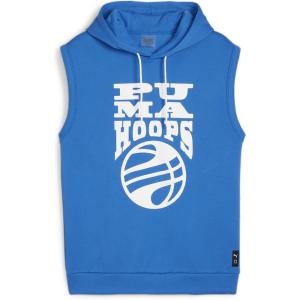 imagePUMA Mens Posterize Sleeveless Fleece Hoodie Available in Big ampamp TallRacing Blue