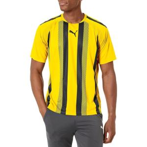 imagePUMA Mens Teamliga JerseyCyber Yellowpuma Black Striped