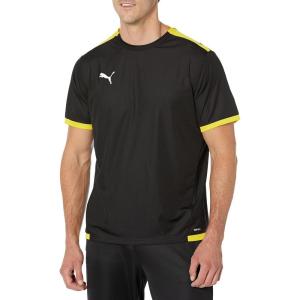 imagePUMA Mens Teamliga JerseyPuma Blackcyber Yellow Ah23