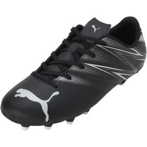 imagePUMA UnisexChild Attacanto Firm Artificial Ground SneakerBlackSilver