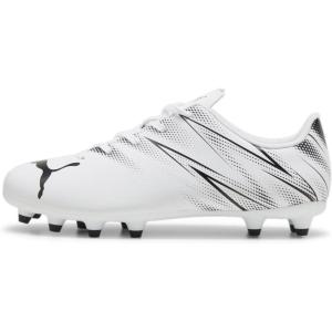 imagePUMA UnisexChild Attacanto Firm Artificial Ground SneakerWhiteBlack