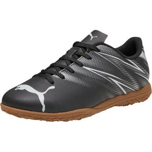 imagePUMA UnisexChild Attacanto Indoor Training Soccer ShoePuma Blacksilver Mist