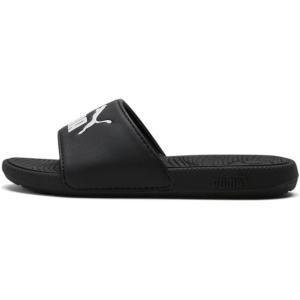 imagePUMA UnisexChild Cool Cat Sandals Slides SportBlackWhite