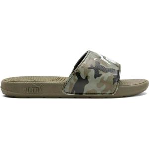 imagePUMA UnisexChild Cool Cat Sandals Slides SportDark Olivepuma White