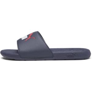 imagePUMA UnisexChild Cool Cat Sandals Slides SportPuma Navypuma Whitefor All Time Red