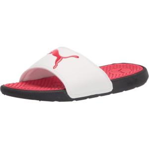 imagePUMA UnisexChild Cool Cat Sandals Slides SportRed  White