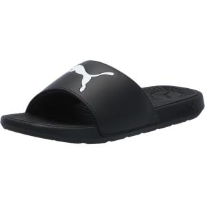 imagePUMA UnisexChild Cool Cat Sandals Slides SportSport BlackWhite