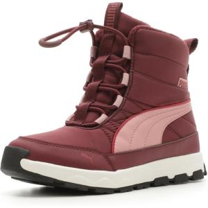 imagePUMA UnisexChild Evolve Boot Alternative Closure Snow ShoeDark Jasperfuture Pinkastro Red