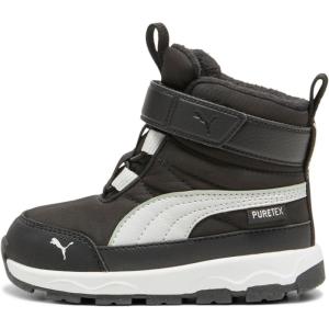imagePUMA UnisexChild Evolve Boot Alternative Closure Snow ShoePuma Blackash Graypuma White