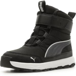 imagePUMA UnisexChild Evolve Boot Alternative Closure Snow ShoePuma Blackstrong Graypuma White