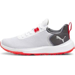 imagePUMA UnisexChild Fusion Crush Sport Jr Golf ShoesPuma Whitedark Coal