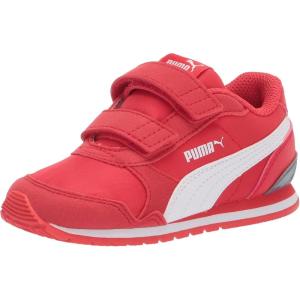imagePUMA UnisexChild St Runner Hook and LoopPoppy Redpuma Whiteflint Stone
