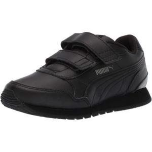 imagePUMA UnisexChild St Runner Hook and LoopPuma Blackdark Shadow