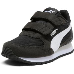 imagePUMA UnisexChild St Runner Hook and LoopPuma Blackpuma Whitecool Light Gray