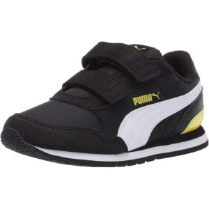imagePUMA UnisexChild St Runner Hook and LoopPuma Blackwhitemeadowlark