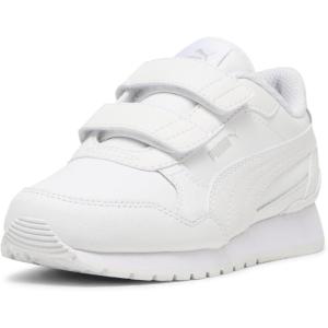 imagePUMA UnisexChild St Runner Hook and LoopPuma Whitecool Light Gray