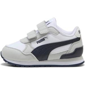 imagePUMA UnisexChild St Runner Hook and LoopPuma Whitenew Navycool Light Gray