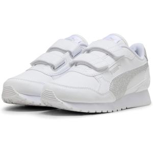 imagePUMA UnisexChild St Runner Hook and LoopPuma Whitepuma Silvercool Light Gray