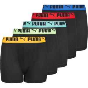 imagePUMA boys 5 Pack Performance Boxer BriefsBlackBright