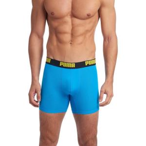imagePUMA mens 3 Pack Performance Boxer BriefsBright Blue