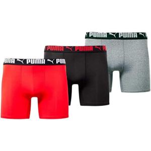 imagePUMA mens 3 Pack Performance Boxer BriefsMulticolor