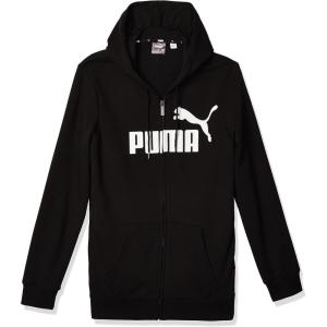 imagePUMA mens Essentials Logo Fleece Hoodie Available in Big ampamp TallBlacklogo