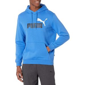 imagePUMA mens Essentials Logo Fleece Hoodie Available in Big ampamp TallBlue