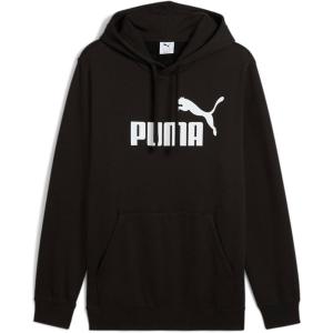 imagePUMA mens Essentials Logo Fleece Hoodie Available in Big ampamp TallPuma Black Ss25