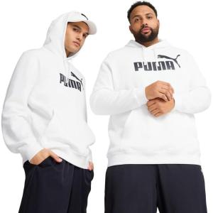 imagePUMA mens Essentials Logo Fleece Hoodie Available in Big ampamp TallPuma White Ss25