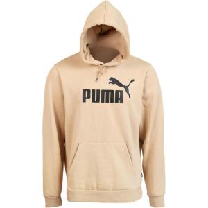 imagePUMA mens Essentials Logo Fleece Hoodie Available in Big ampamp TallSand