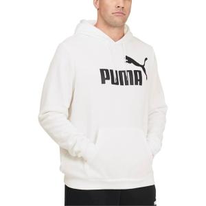 imagePUMA mens Essentials Logo Fleece Hoodie Available in Big ampamp TallWhite