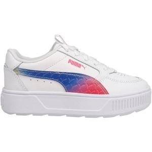imagePuma UnisexChild Karmen Rebelle ShoesPuma Whitebeetroot Purpledandeliondazzling Blue