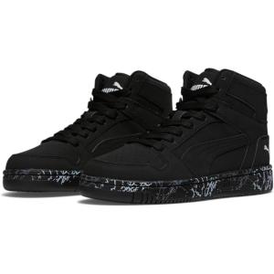 imagePuma UnisexChild Rebound Layup Mid ShoesBlack