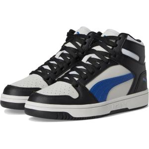 imagePuma UnisexChild Rebound Layup Mid ShoesCool Light Grayblazing Bluepuma Black