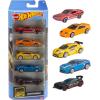 imageHot Wheels 164 Scale DieCast Toy Cars 5Pack Set of 5 Toy Race Cars Hot Rods Character Cars Rescue or PickUp Trucks Styles May Vary5Pack
