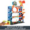 imageHot Wheels City Ultimate Garage Track Set with 2 DieCast Toy Cars ampamp CarEating Dragon Stores 50 Vehicles 4 LevelsGarage
