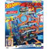 imageHot Wheels City Ultimate Garage Track Set with 2 DieCast Toy Cars ampamp CarEating Dragon Stores 50 Vehicles 4 LevelsGarage