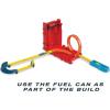 imageHot Wheels Toy Car Set Track Builder Unlimited Playset Fuel Can Stunt Box 14 Component Parts ampamp 164 Scale VehicleFuel Can