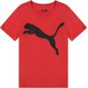 imagePUMA Boys Big Cat Logo TShirtHigh Risk Red Heather