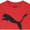 imagePUMA Boys Big Cat Logo TShirtHigh Risk Red Heather