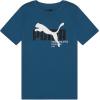 imagePUMA Boys Big Cat Logo TShirtMykonos Blue