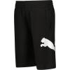 imagePUMA Boys Core Essential Athletic ShortsPuma BlackWhite