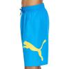 imagePUMA Boys Fashion Swim Trunks Water Repellant Elastic Waistband with DrawcordDigital Cyan