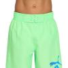 imagePUMA Boys Fashion Swim Trunks Water Repellant Elastic Waistband with DrawcordElektro Green