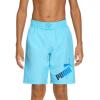 imagePUMA Boys Fashion Swim Trunks Water Repellant Elastic Waistband with DrawcordHero Blue
