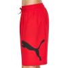 imagePUMA Boys Fashion Swim Trunks Water Repellant Elastic Waistband with DrawcordHigh Risk Red